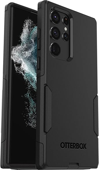 OtterBox Galaxy S22 Ultra Commuter Series Case - Black, Slim & Tough, Pocket-Friendly, with Port Protection