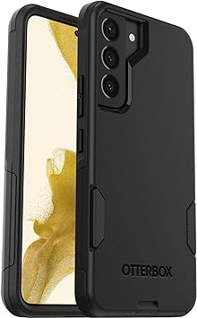 OtterBox Galaxy S22 Commuter Series Case - Black, Slim & Tough, Pocket-Friendly, with Port Protection