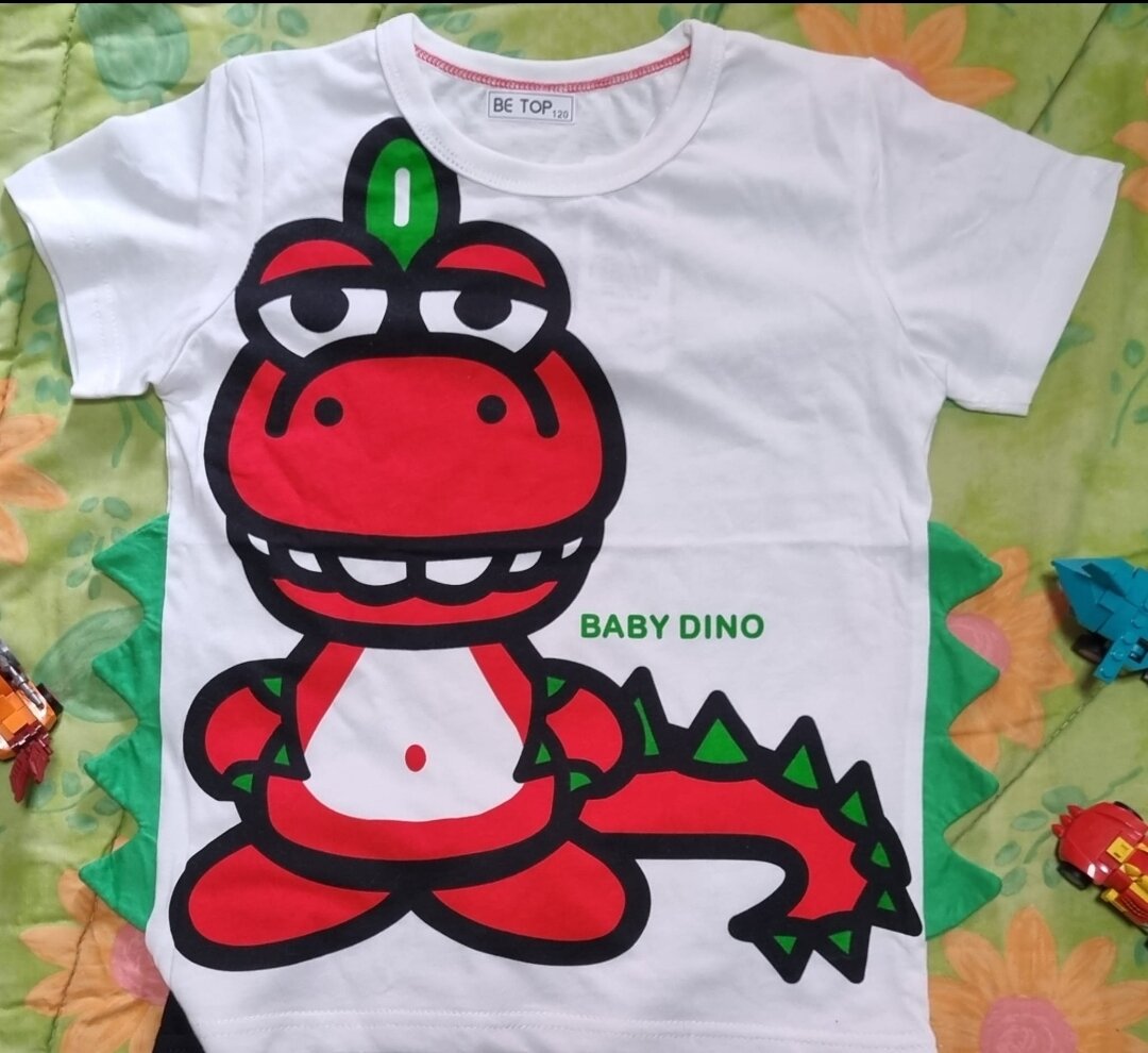 Children's clothing boy suit summer cartoon shirt and pant