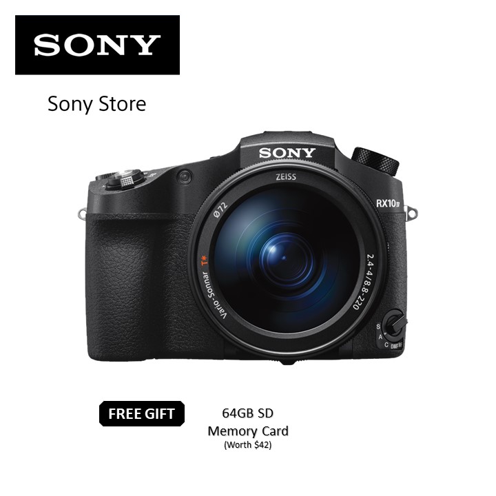 Sony Singapore Cyber-shot DSC-RX10 IV/ RX10M4 - Optical Zoom 4K High Speed Camera