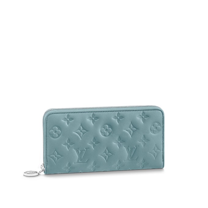 Pre-Order : JAPAN EXCLUSIVE LV Zippy Wallet Blue Glaciere (Delivery within 4 weeks)